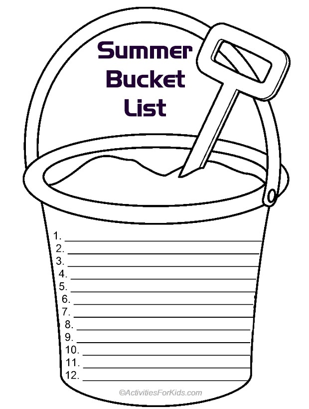 Pin Bucket List Template on Pinterest